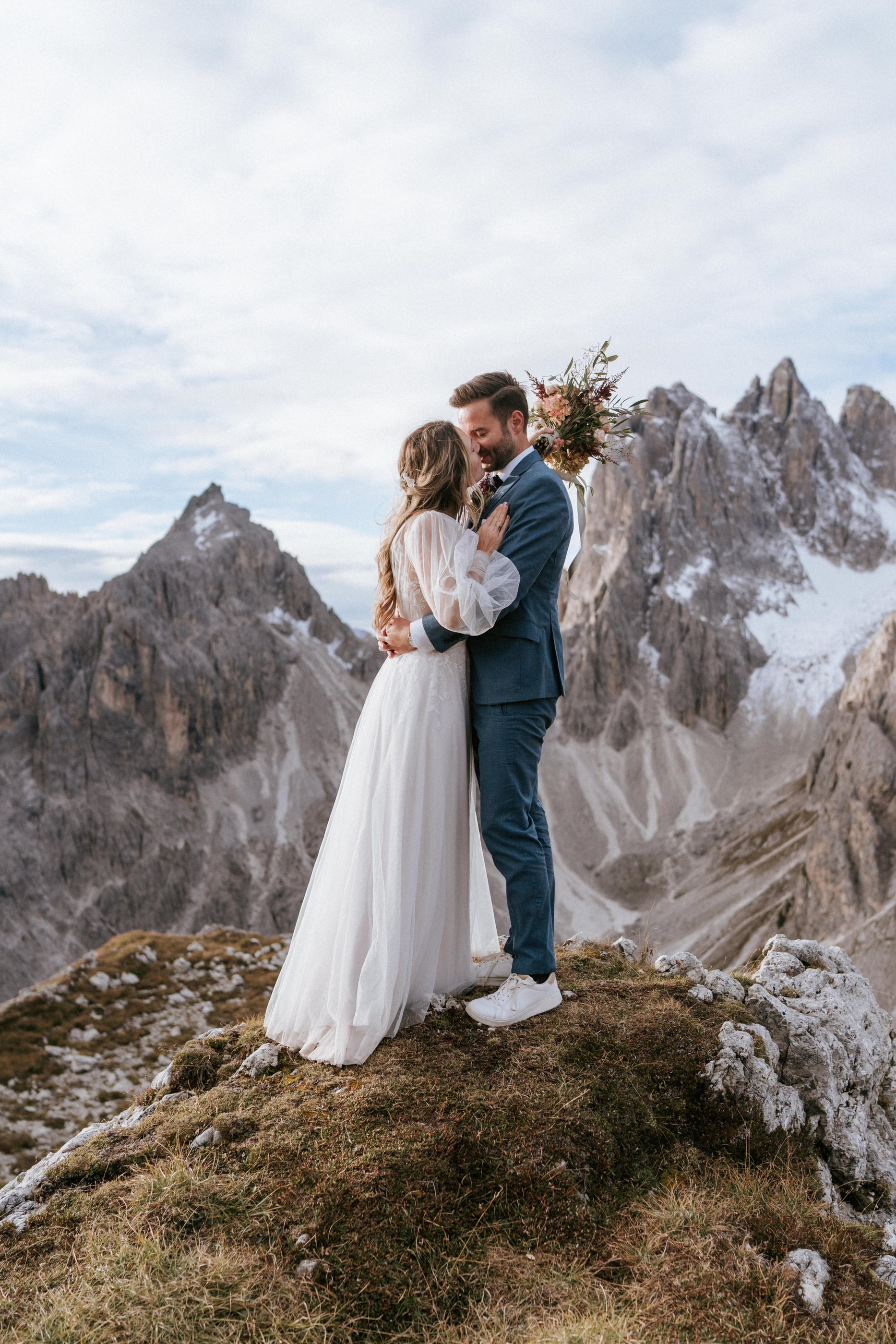 After-Wedding Bilder in den Dolomiten – alpine Hochzeitsfotografie