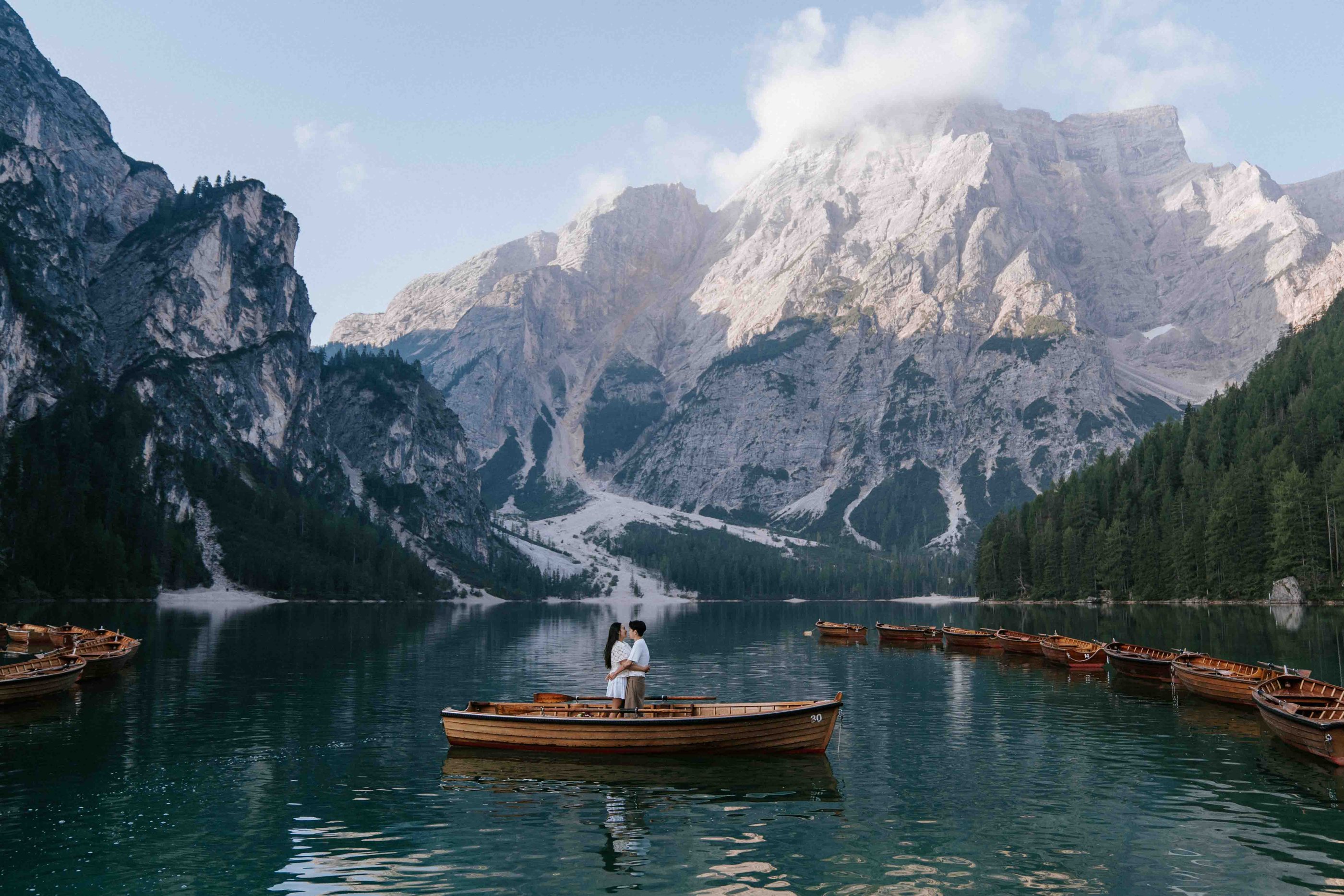 Couple session in alpine light