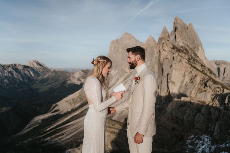 Intimes Elopement in den Bergen – Blitzkneisser Hochzeitsfotograf