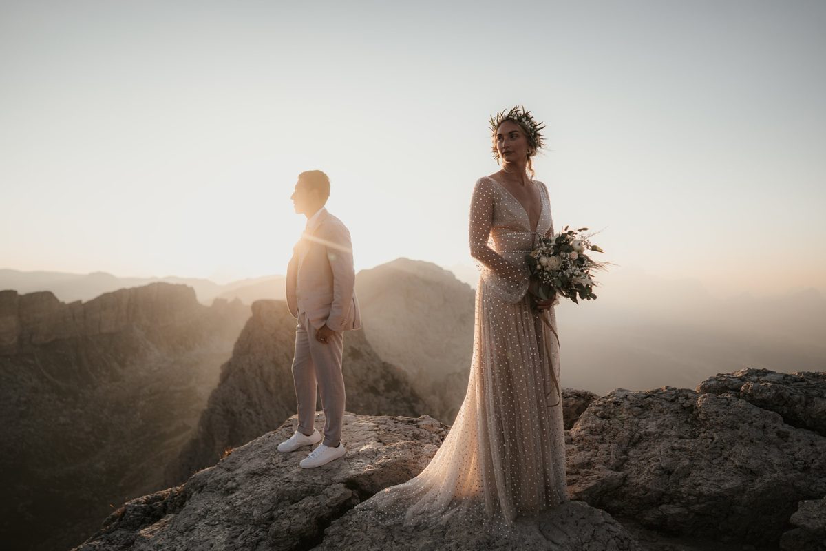 Hochzeitsfotograf Tirol – Elopement bei Sonnenaufgang in den Dolomiten