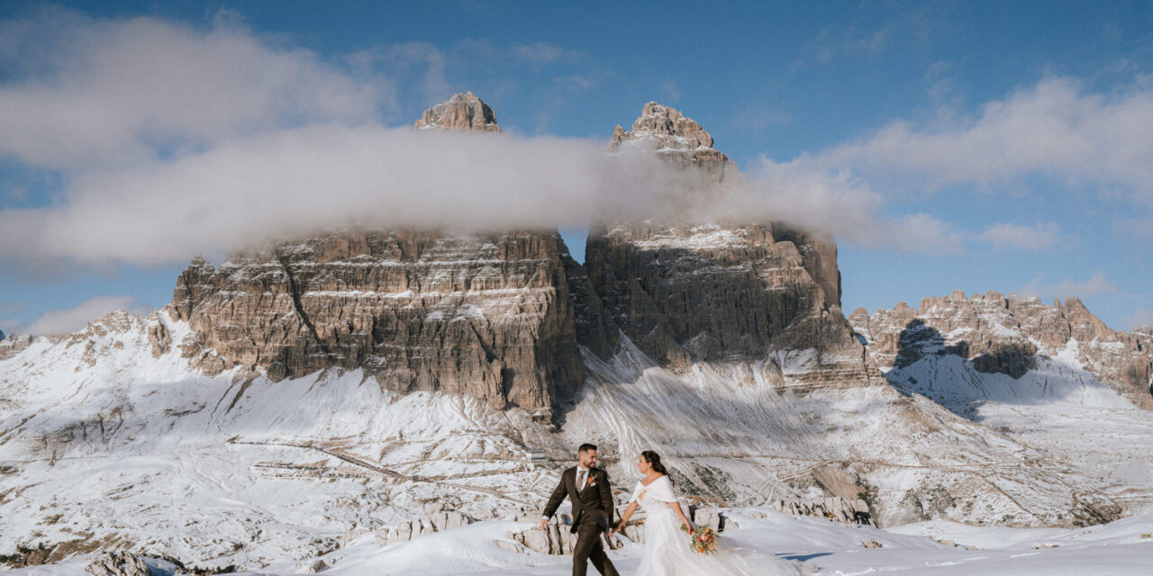 the best elopement locations in the dolomites to get married